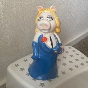 Miss Piggy Piggy Bank Ceramic